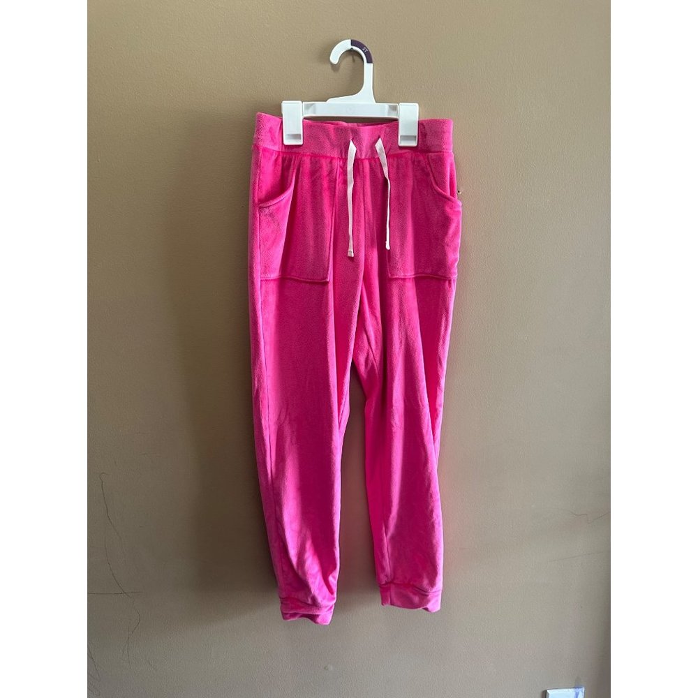 Cat & Jack Hot Pink Velvet Pants Size 10/12 Girls